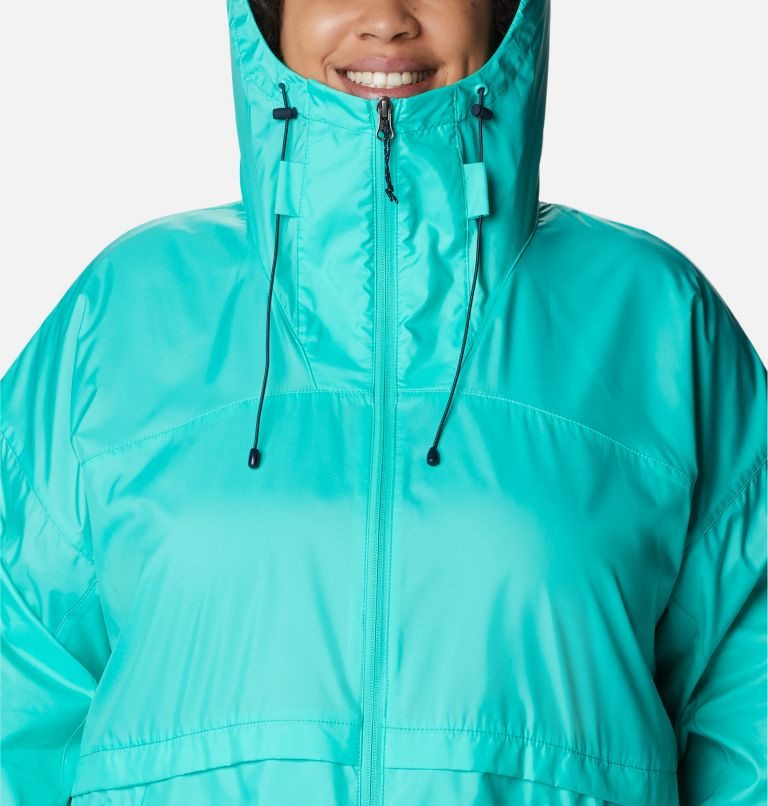 Women's Columbia Alpine Chill Windbreaker Jackets Turquoise | Plus Size CA-MA503